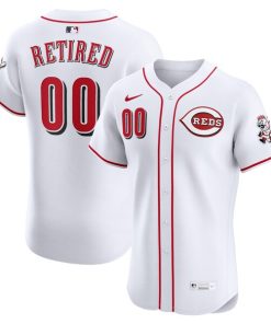 Cincinnati Reds Nike  Home Elite Pick-A-Player Retired Roster Jersey - White