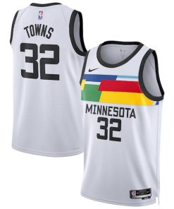 Karl-Anthony Towns Minnesota Timberwolves Nike Unisex 2022/23 Swingman Jersey - City Edition - White