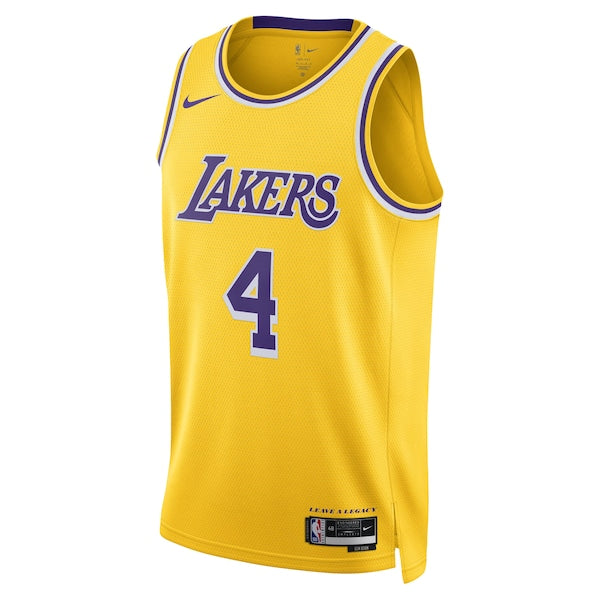 Dalton Knecht Los Angeles Lakers Nike Unisex Swingman Jersey - Gold - Image 2