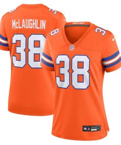 Jaleel McLaughlin Denver Broncos Nike Women's Mile High Collection 1977 Throwback Player Game Jersey - Orange