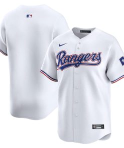 Texas Rangers Nike Home Limited Jersey - White