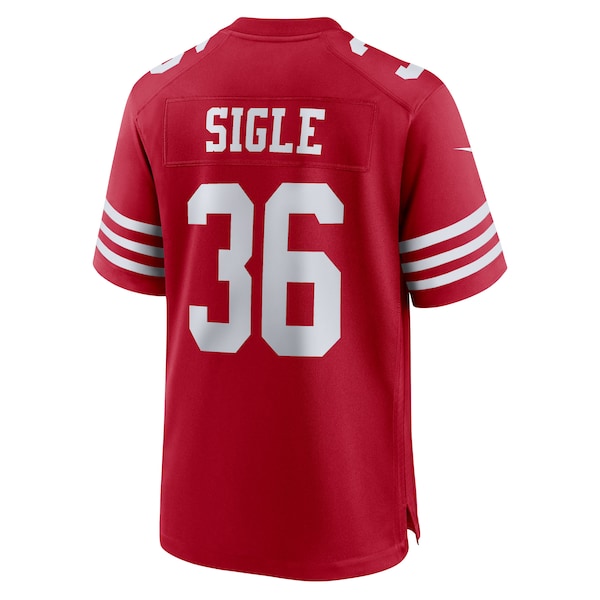 Marques Sigle San Francisco 49ers Nike Team Game Jersey - Scarlet - Image 3