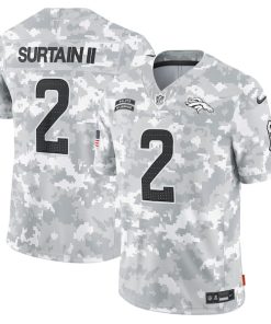 Patrick Surtain II Denver Broncos Nike 2024 Salute to Service Limited Jersey - Arctic Camo