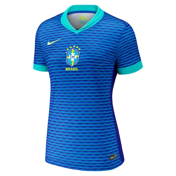 Brazil National Team Nike Women's 2024 Away Stadium Replica Jersey?ยจC Blue - Image 2