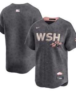 Washington Nationals Nike City Connect Limited Jersey - Charcoal