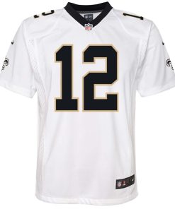 Alternative view of Chris Olave New Orleans Saints Nike Youth Game Jersey - White