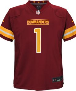 Alternative view of Jahan Dotson Washington Commanders Nike Toddler Game Jersey - Burgundy