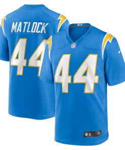 Scott Matlock Los Angeles Chargers Nike Team Game Jersey -  Powder Blue