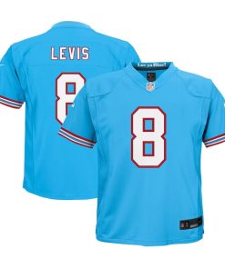 Will Levis Tennessee Titans Nike Preschool Alternate Player Game Jersey - Light Blue/Navy