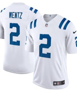 Carson Wentz Indianapolis Colts Nike Vapor Limited Jersey - White/Royal