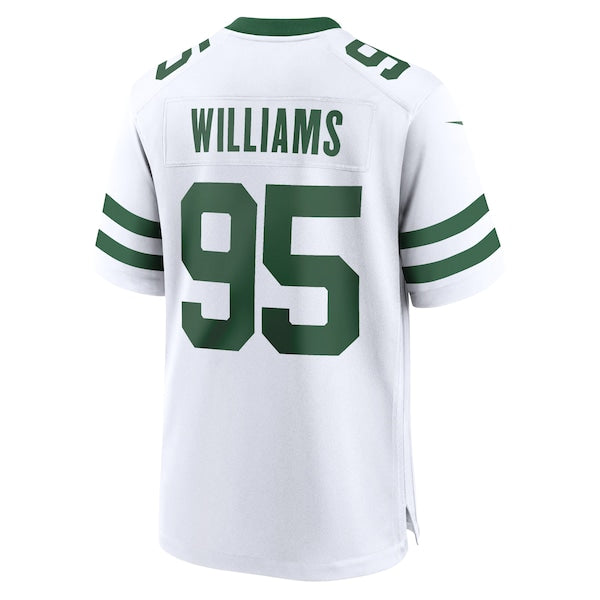 Quinnen Williams New York Jets Nike Legacy Player Game Jersey - White - Image 3