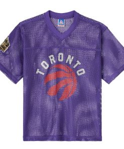 Toronto Raptors OVO x NBA Mesh Football Fashion Jersey - Purple
