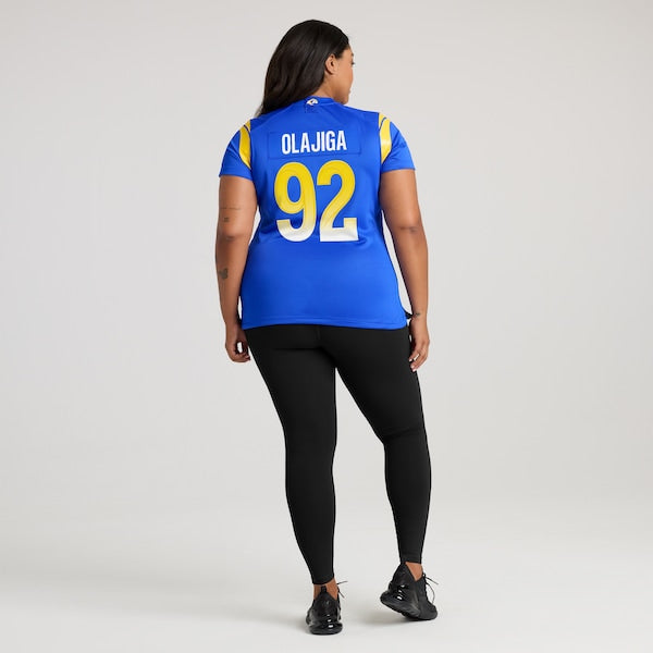 David Olajiga Los Angeles Rams Nike Women's Team Game Jersey - Royal - Image 7