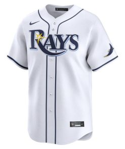 Alternative view of Yandy Diaz Tampa Bay Rays Nike Home Limited Player Jersey - White