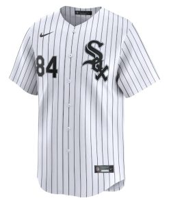 Alternative view of Dylan Cease Chicago White Sox Nike Home Limited Player Jersey - White