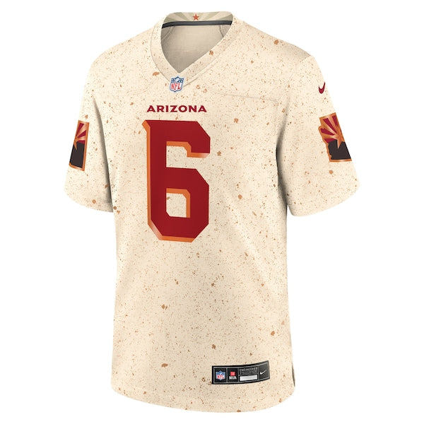 James Conner Arizona Cardinals Nike 2025 Rivalries Collection Game Jersey - Natural - Image 2