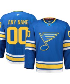 St. Louis Blues  Home Authentic Pro Custom Jersey - Blue