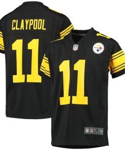 Chase Claypool Pittsburgh Steelers Nike Youth Alternate Player Game Jersey - Black
