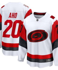 Sebastian Aho Carolina Hurricanes  Away Breakaway Jersey - White