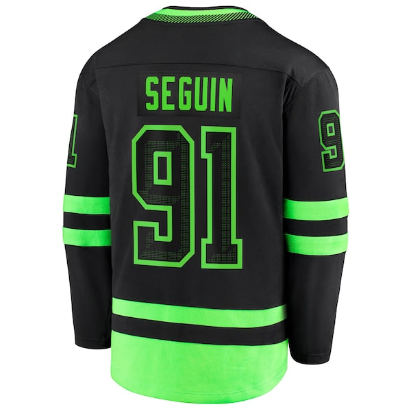 Tyler Seguin Dallas Stars 2020/21 Alternate Premier Breakaway Player Jersey - Black - Image 3
