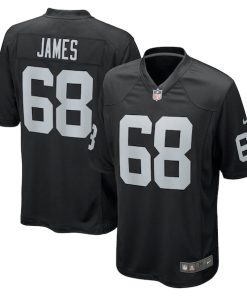 Andre James Las Vegas Raiders Nike Game Jersey - Black