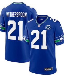 Devon Witherspoon Seattle Seahawks Nike Alternate 50th Season Game Jersey - Royal/College Navy