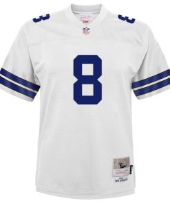 Alternative view of Troy Aikman Dallas Cowboys Youth Retired Player Legacy Jersey - White