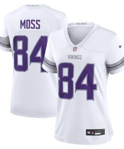 Randy Moss Minnesota Vikings Nike Women's Alternate Retired Player Game Jersey - White