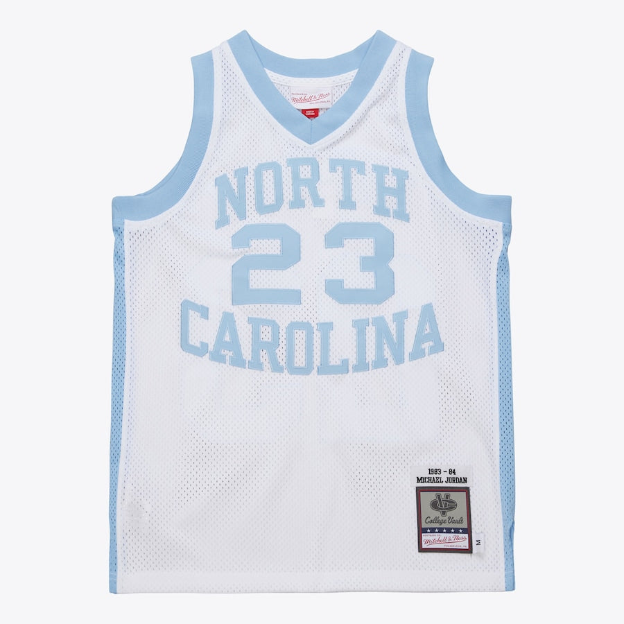 Michael Jordan North Carolina Tar Heels 1983/84 Authentic Jersey - White - Image 2
