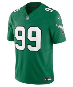 Alternative view of Jerome Brown Philadelphia Eagles Nike Alternate Vapor F.U.S.E. Limited Jersey - Kelly Green