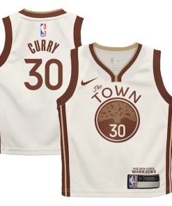 Stephen Curry Golden State Warriors Nike Infant 2025/26 City Edition Swingman Jersey - Tan