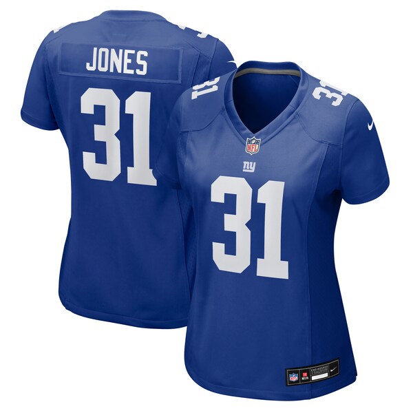 Nic Jones New York Giants Nike Women's Team Game Jersey - Royal