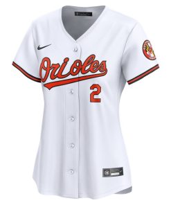 Alternative view of Gunnar Henderson Baltimore Orioles Nike Women's  Home Limited Player Jersey - White