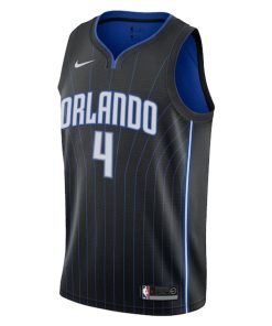 Alternative view of Jalen Suggs Orlando Magic Nike Youth Swingman Jersey - Icon Edition - Black