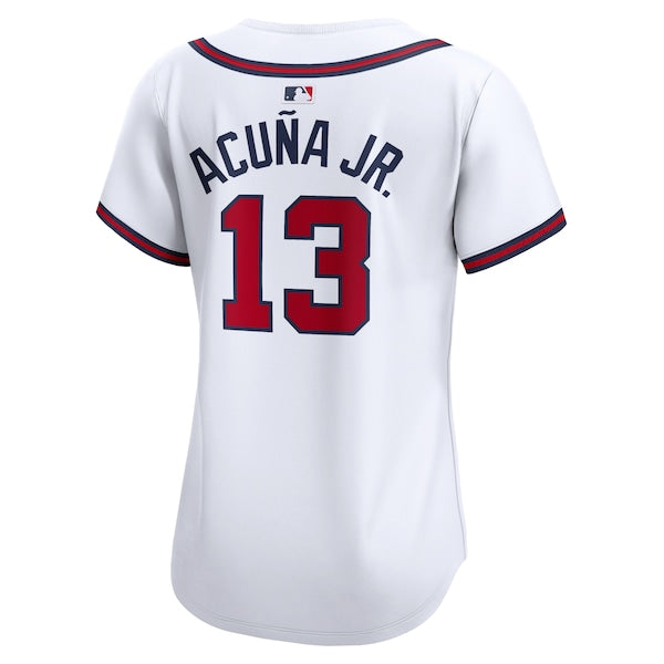 Ronald Acuna Atlanta Braves Nike Women's Home Limited Player Jersey - White - Image 3