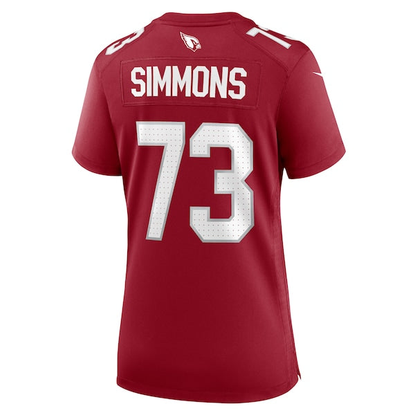 Lachavious Simmons Arizona Cardinals Nike Women's Team Game Jersey - Cardinal - Image 3