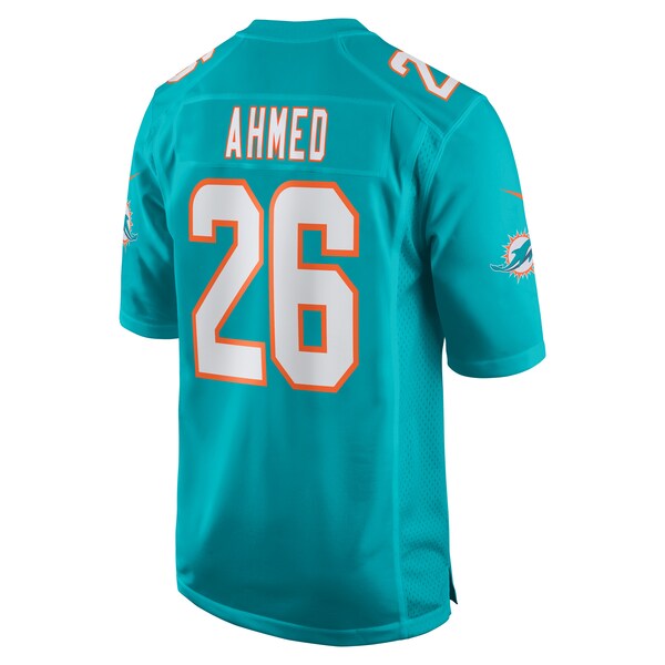 Salvon Ahmed Miami Dolphins Nike Game Jersey - Aqua - Image 3