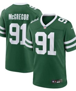 Braiden McGregor New York Jets Nike Team Game Jersey - Legacy Green