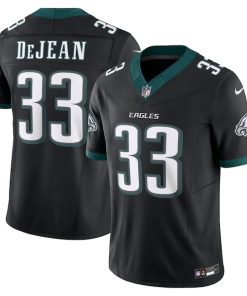 Cooper DeJean Philadelphia Eagles Nike Alternate Vapor F.U.S.E. Limited Jersey - Black/Green/Kelly Green