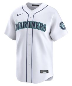 Alternative view of Seattle Mariners Nike 2024 Jackie Robinson Day Home Limited Jersey?¨C White
