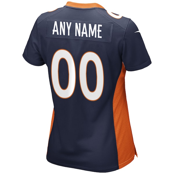 Denver Broncos Nike Women's Alternate Custom Game Jersey - Navy - Image 3