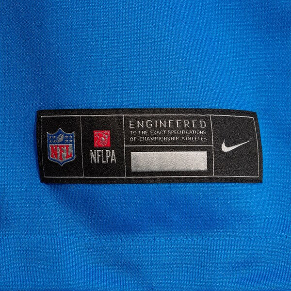 Kayode Awosika Detroit Lions Nike Team Game Jersey - Blue - Image 7