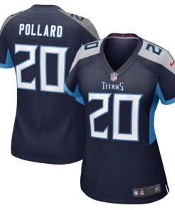 Alternative view of Tony Pollard Tennessee Titans Nike Women's  Game Jersey -  Navy