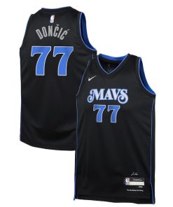 Luka Don?i? Dallas Mavericks Nike Youth  Swingman Replica Jersey - City Edition - Black