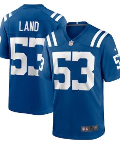 Isaiah Land Indianapolis Colts Nike Team Game Jersey -  Royal
