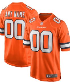 Denver Broncos Nike Alternate Custom Game Jersey - Orange