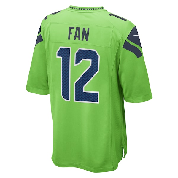 12th Fan Seattle Seahawks Nike Game Jersey - Neon Green - Image 3