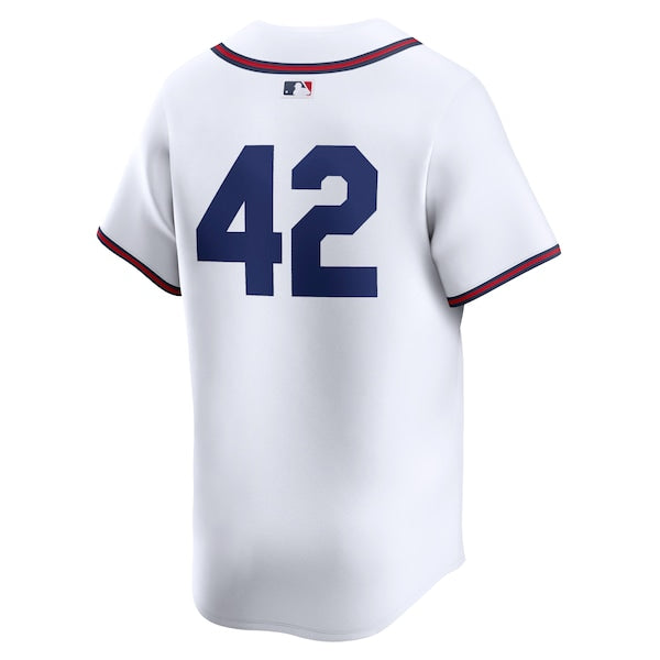 Atlanta Braves Nike 2024 Jackie Robinson Day Home Limited Jersey?ยจC White - Image 3