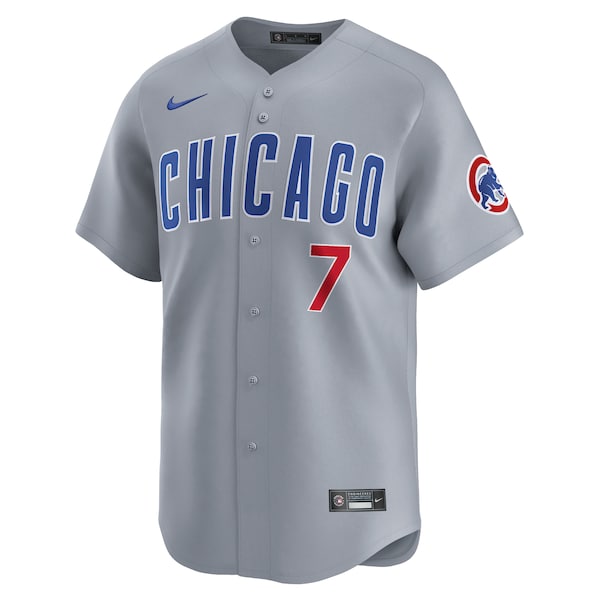 Dansby Swanson Chicago Cubs Nike Road Limited Player Jersey?ยจC Gray - Image 2