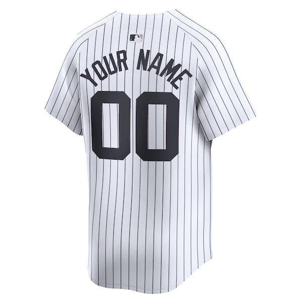 New York Yankees Nike Home Limited Custom Jersey - White - Image 3